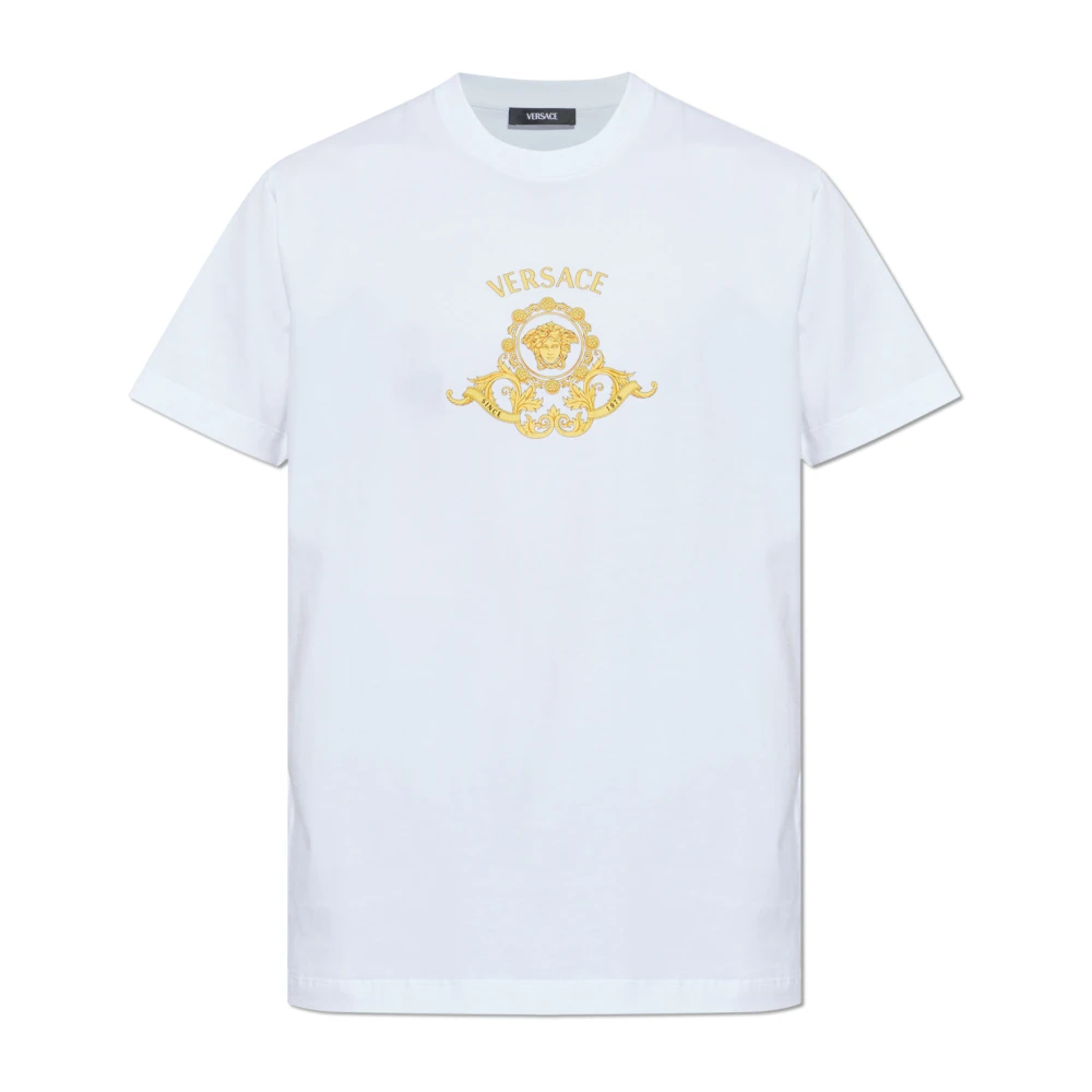 Versace Herren Weiß Oberteile, Lgröße: