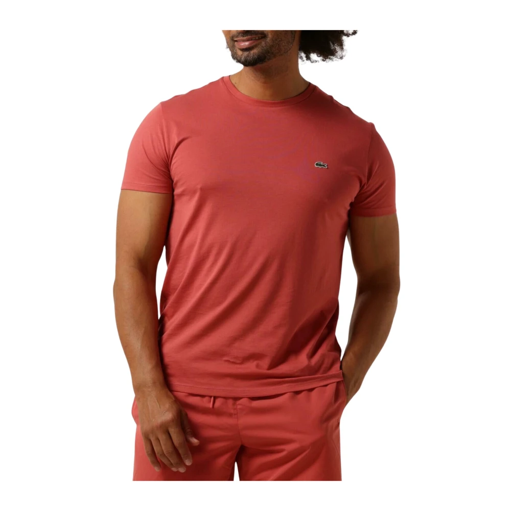 Lacoste Heren Polo & Tee-shirt Stijlvol Casual Red Heren