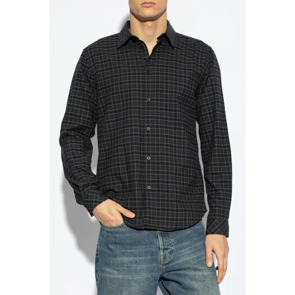 Samsøe Saliam Shirt Blue Heren