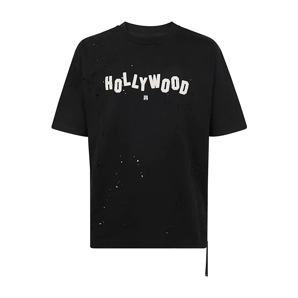 Amiri Zwart Shotgun Hollywood Tee Black Heren