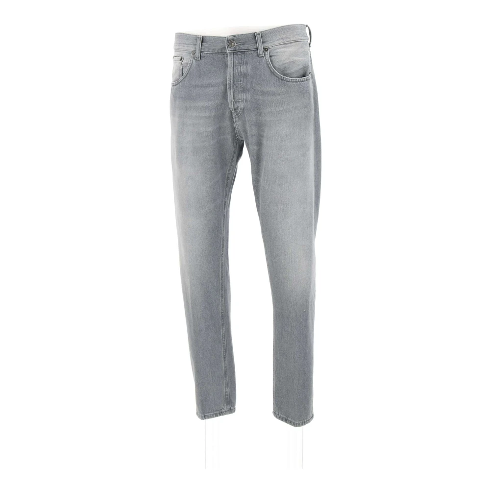 Dondup Men's Gray Slim Fit Jeans, W38, Dian Jeans