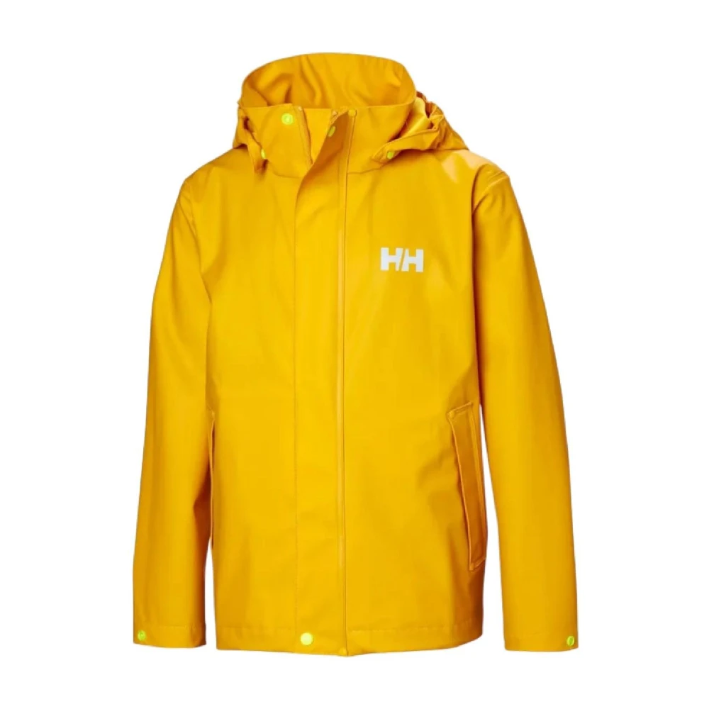 Helly Hansen , Kids Rain Wear, Unisex, Yellow, 10 Y, Moss Jacket