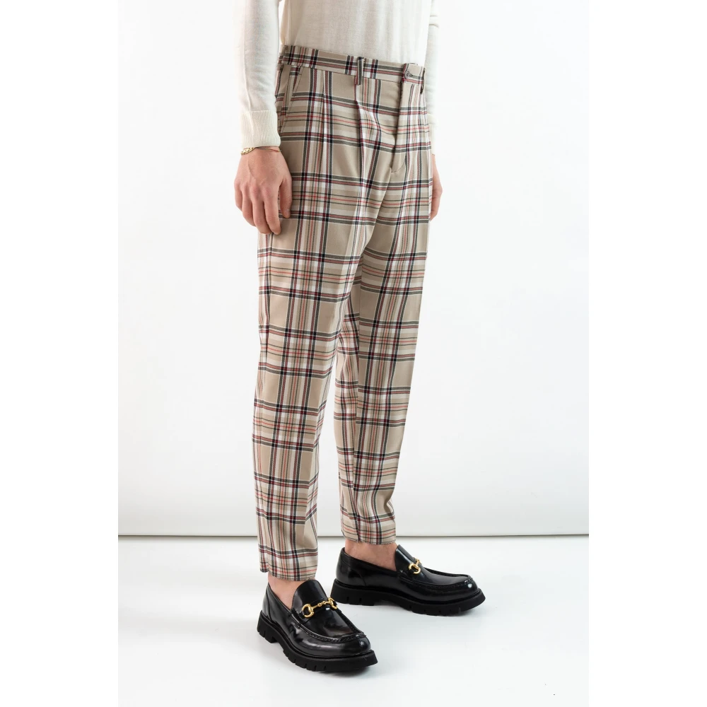 Corsinelabedoli Klassieke Suit Broek Beige Heren