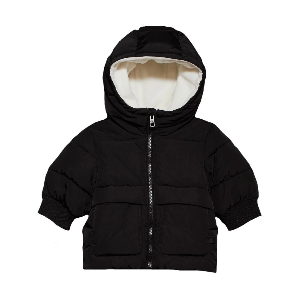 Calvin Klein Unisex Black Padded Nylon Puffer Jacket