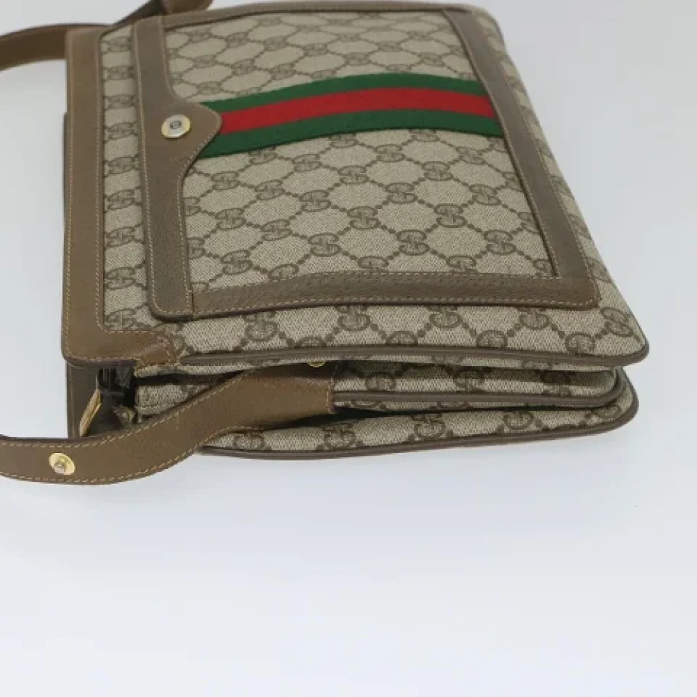 Gucci Vintage Pre-owned Canvas crossbody-bags Multicolor Dames