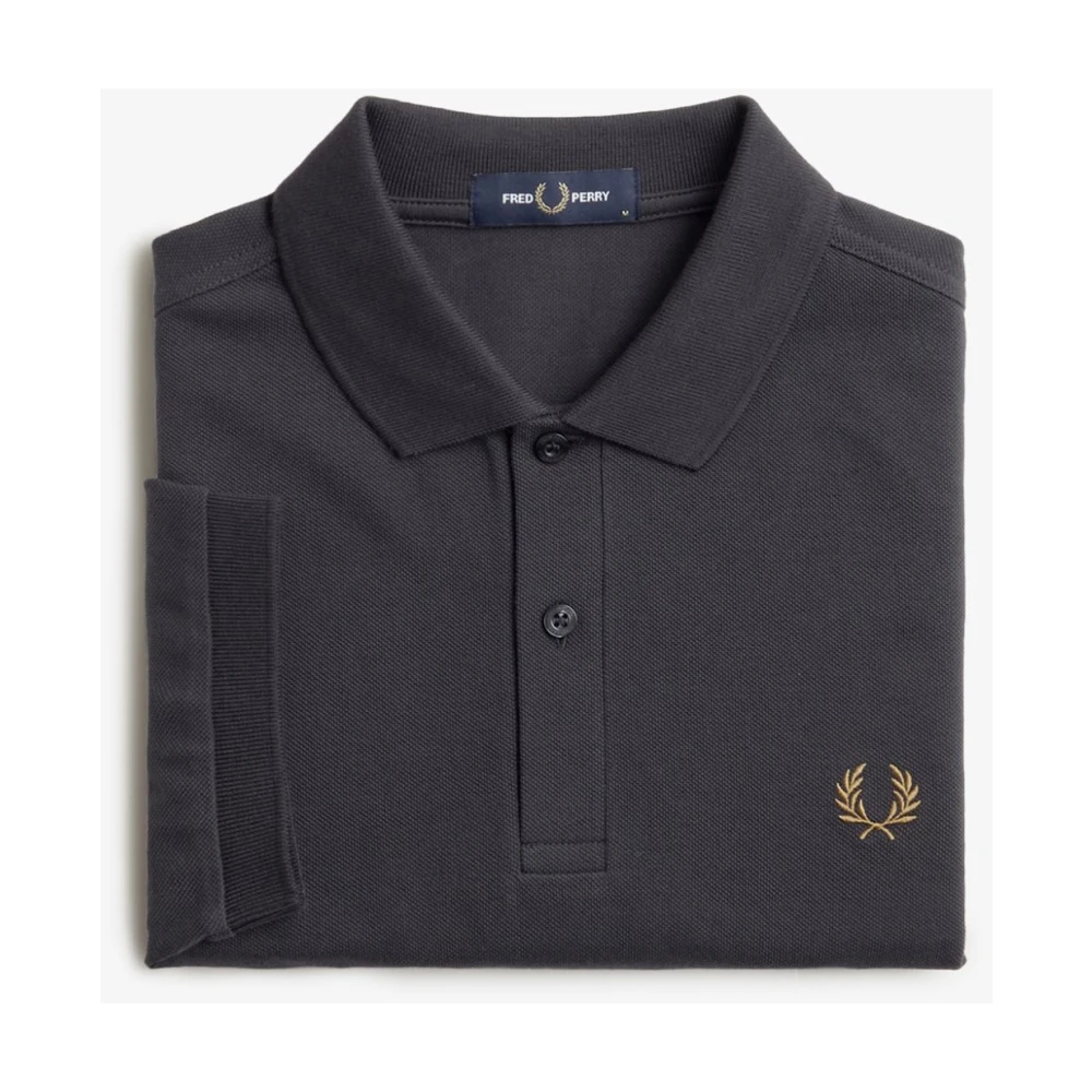 Fred Perry Slim Fit Anchor Polo Shirt Gray Heren