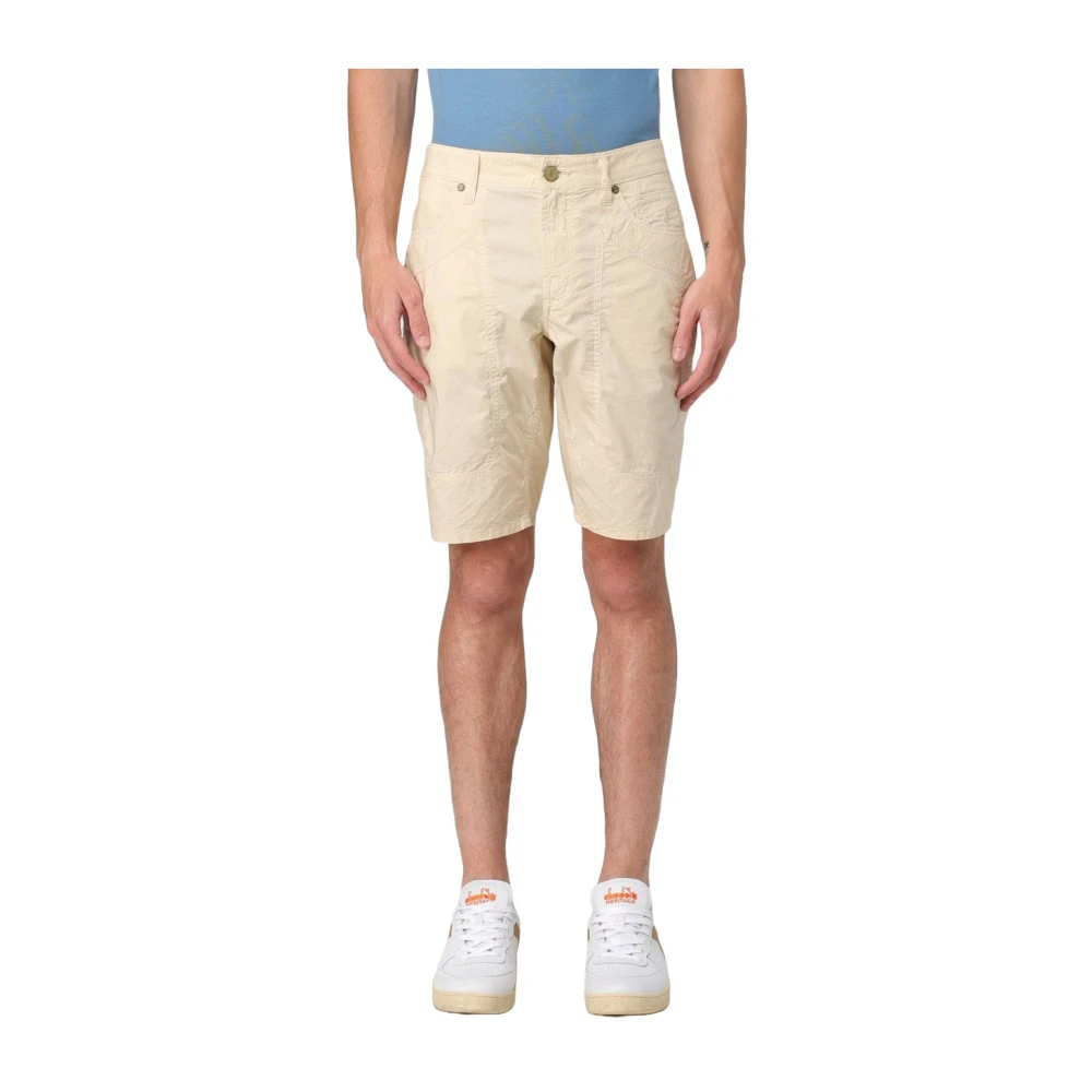 Jeckerson Beige Casual Bermuda Shorts Beige Heren