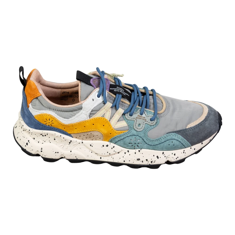 Flower Mountain Men's Multicolor Sneakers, 9 Uk, Yamano 3 Uni