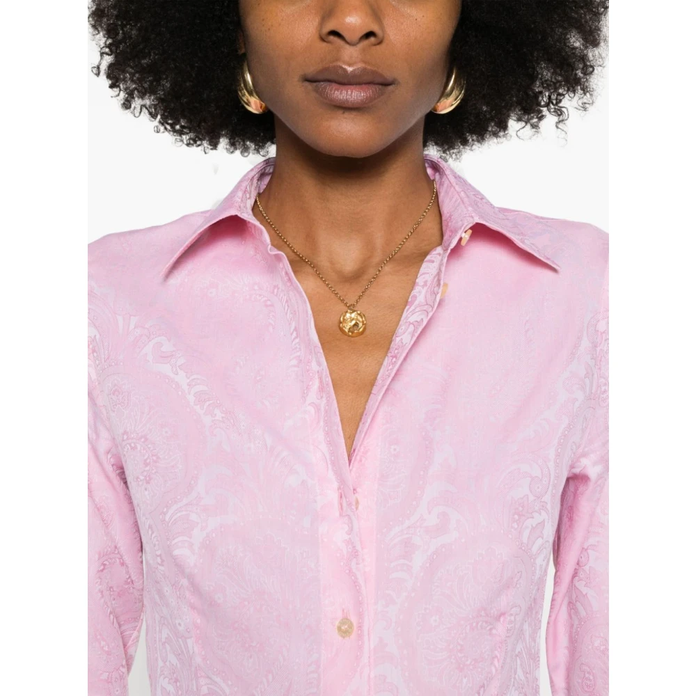 ETRO Roze Shirt voor Vrouwen Elegante Stijl Pink Dames