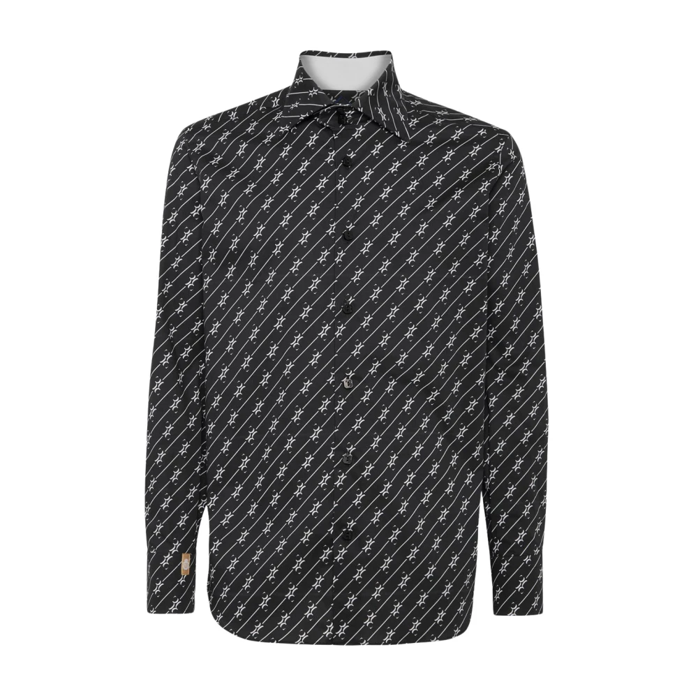 Billionaire Casual Button-Up Shirt in Blauw Multicolor Heren