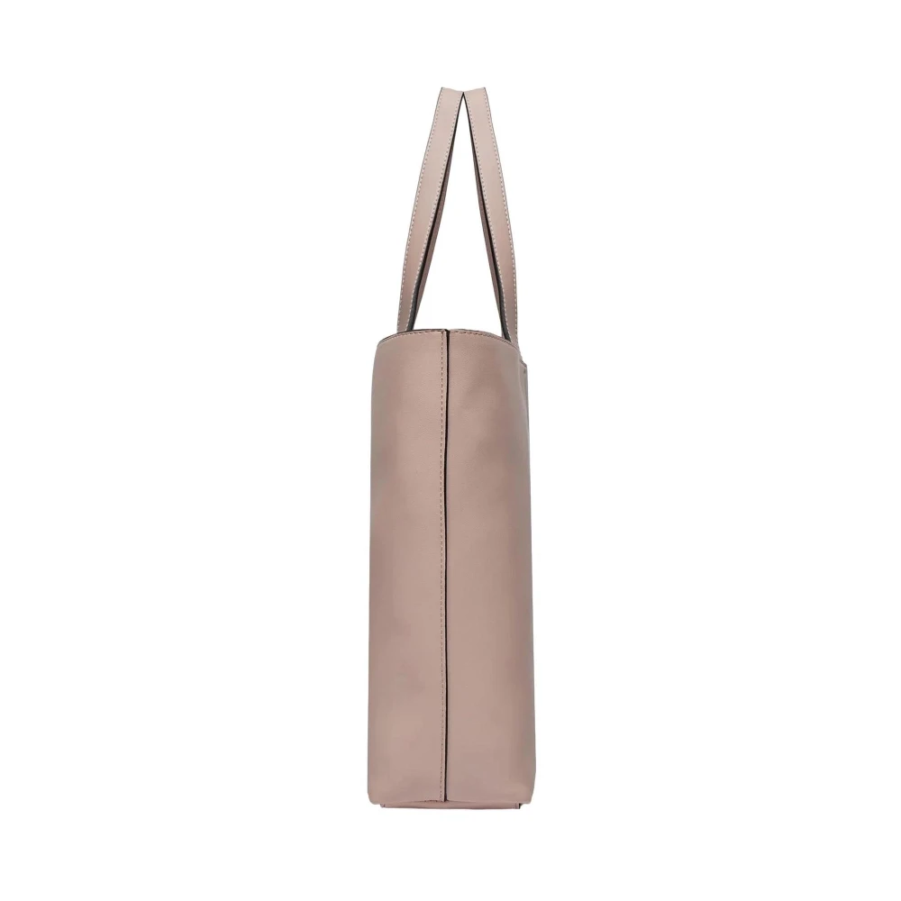 Calvin Klein Jeans Roze Signature Tote Handtas Ritssluiting Pink Dames
