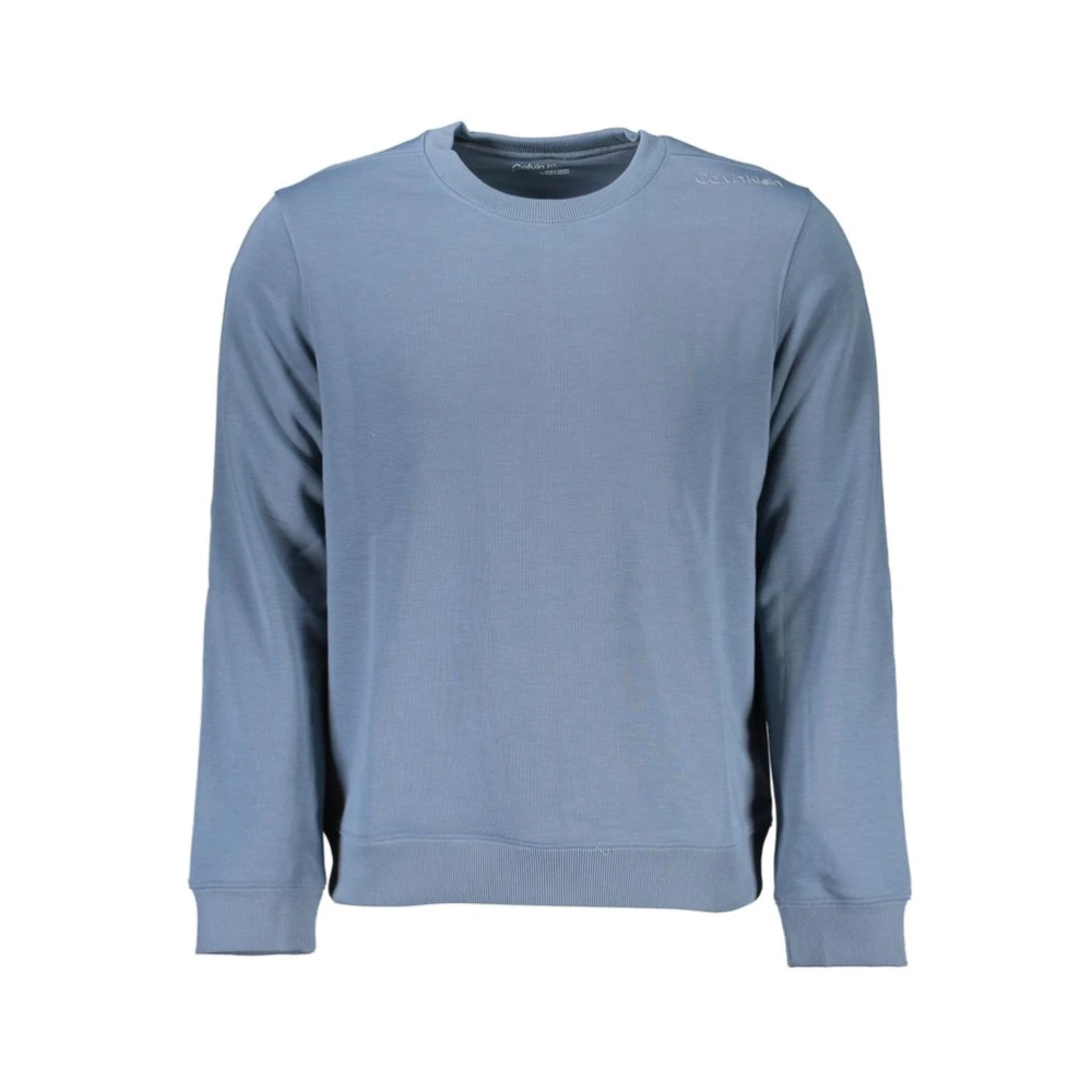 Calvin Klein Polyester Jumper - Male - Sweatshirts - Blue - 2XL - Sweatshirts & Hoodies