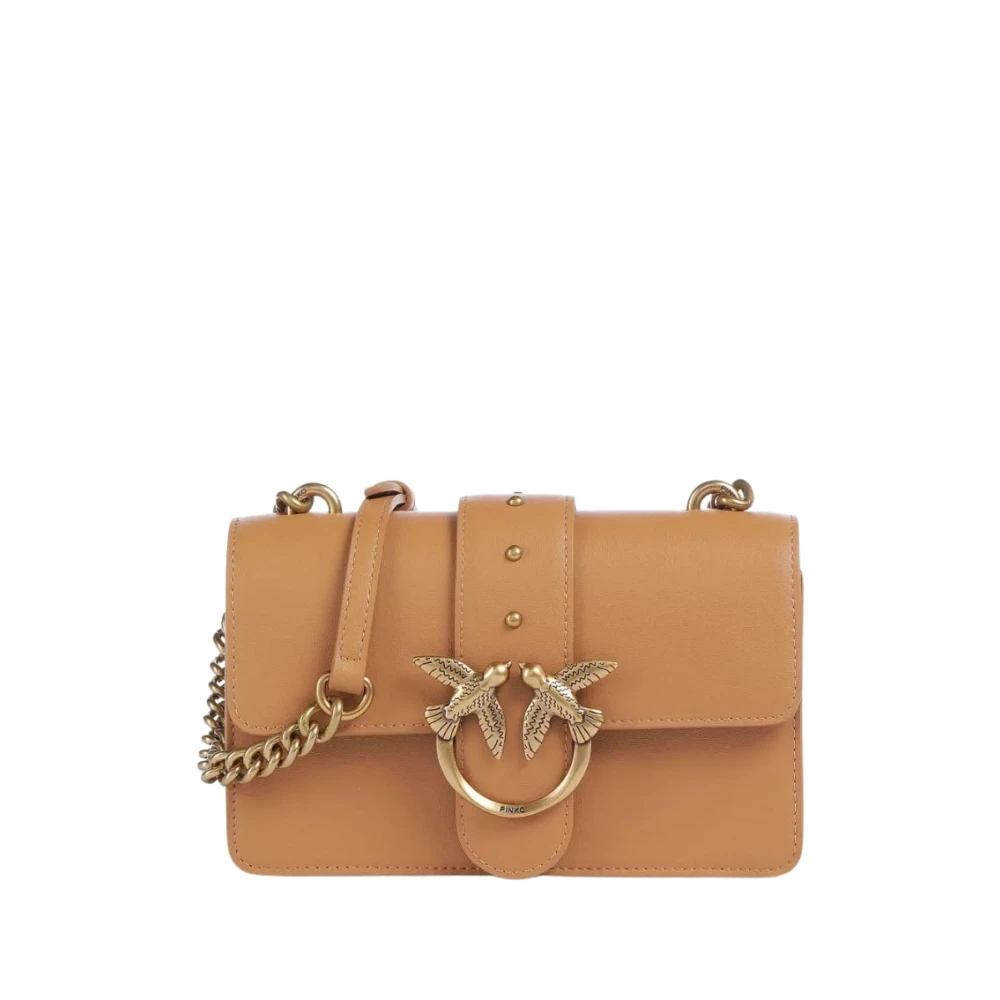 Pinko Women's Brown Mini Love Bag One Simply