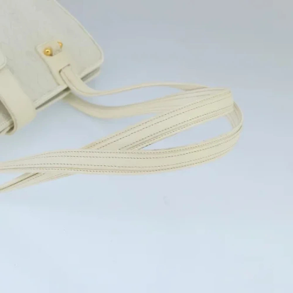 Dior Vintage Pre-owned Canvas dior-bags White Dames