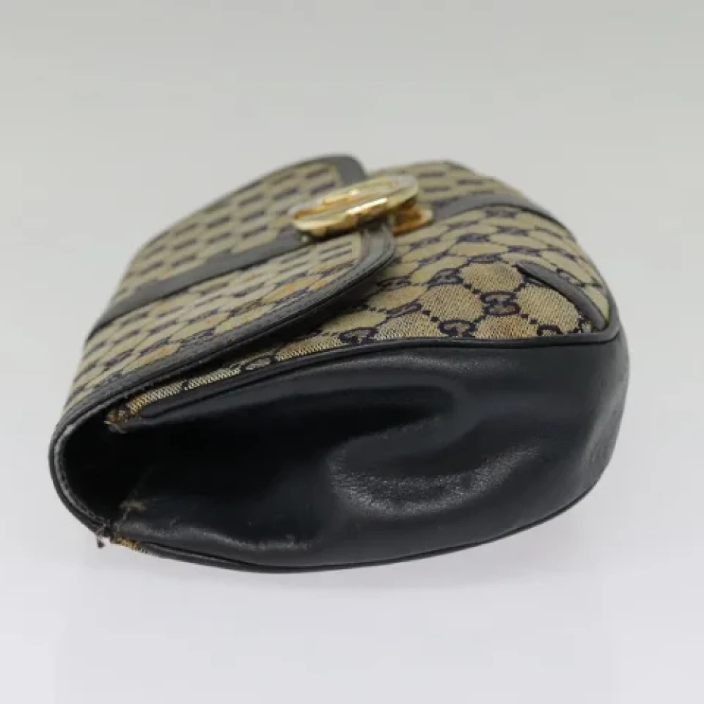Gucci Vintage Pre-owned Canvas gucci-bags Beige Dames