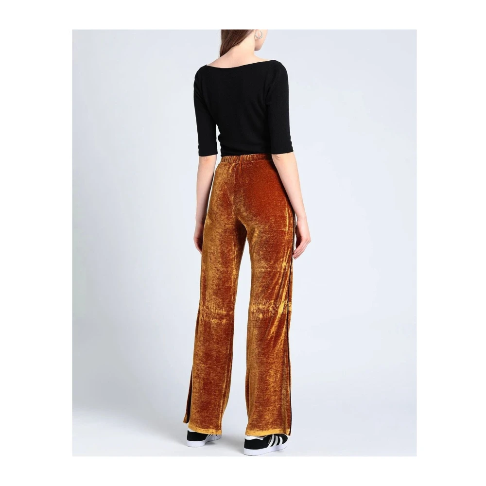 Dondup Bronzen Bootcut Broek voor Vrouwen Brown Dames