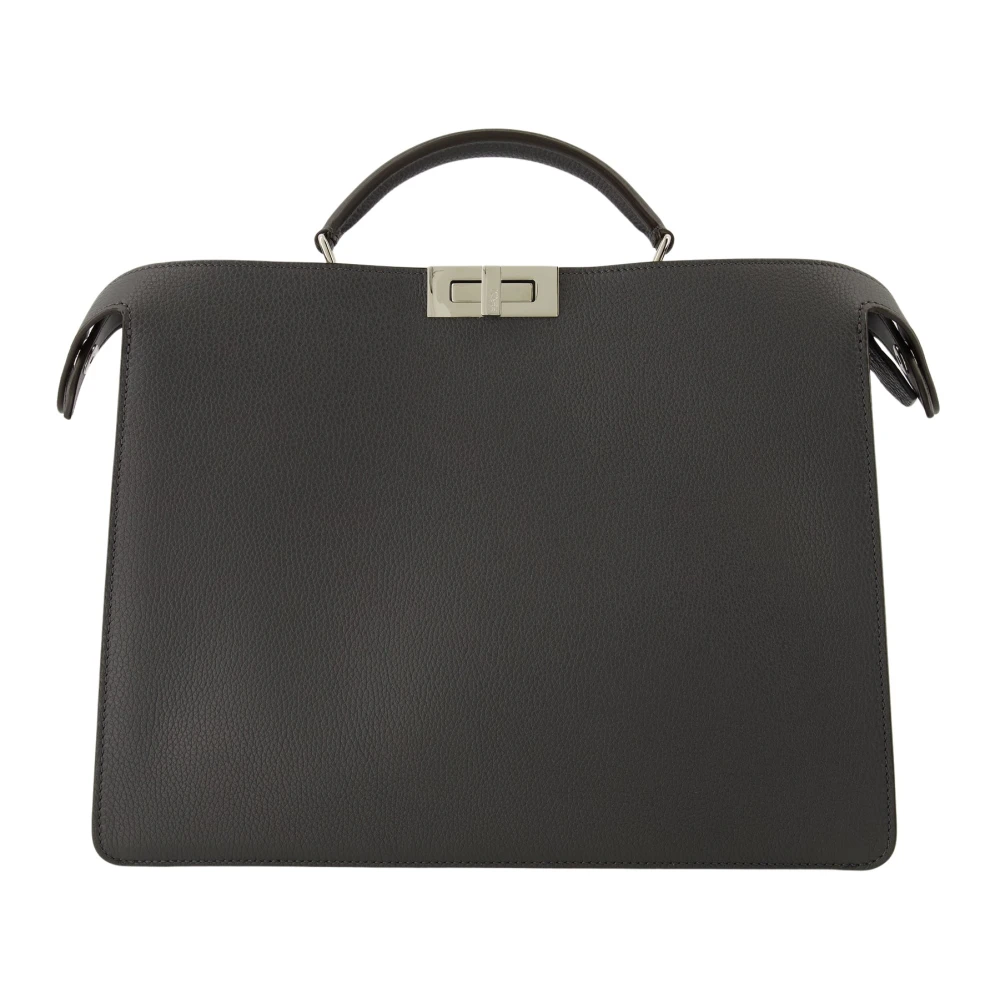 Fendi Men's Gray Handbags, One Size, Peekaboo Iseeu Medium