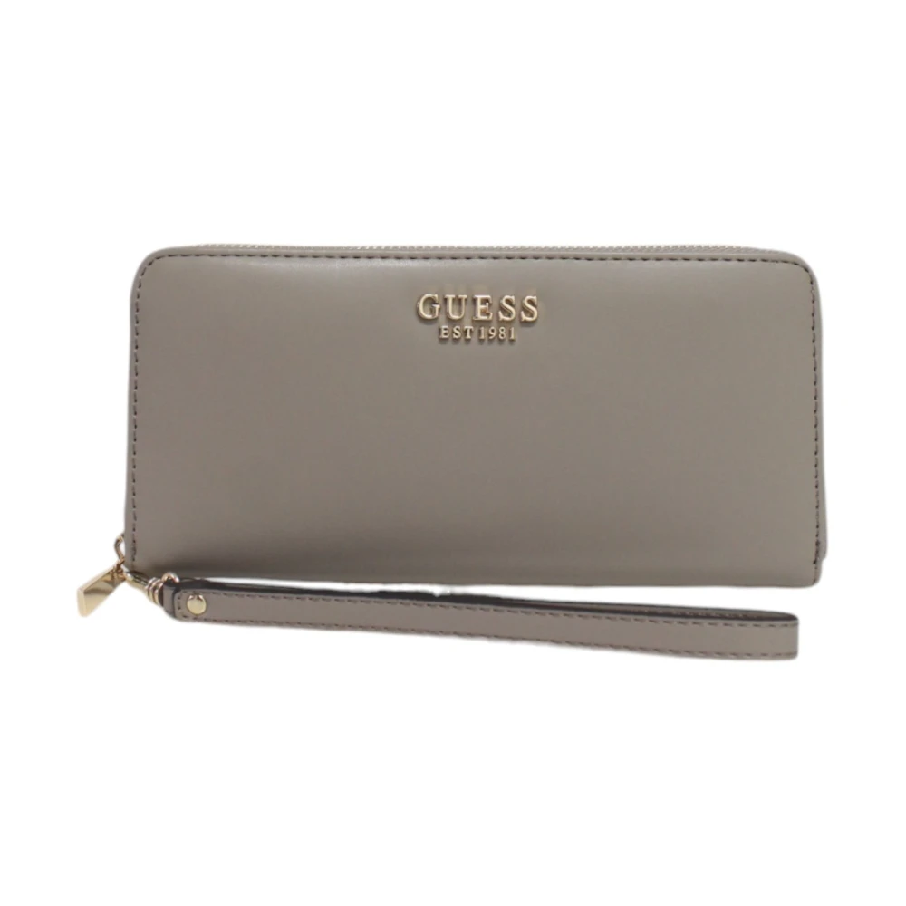 Guess Women's Beige Wallets & Cardholders, One Size, Eco Leather Wallet With Multiple Compartments