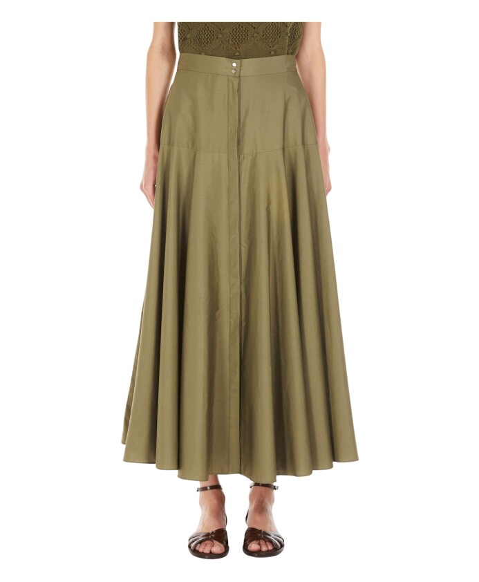 green-flared-skirt-with-high-basque