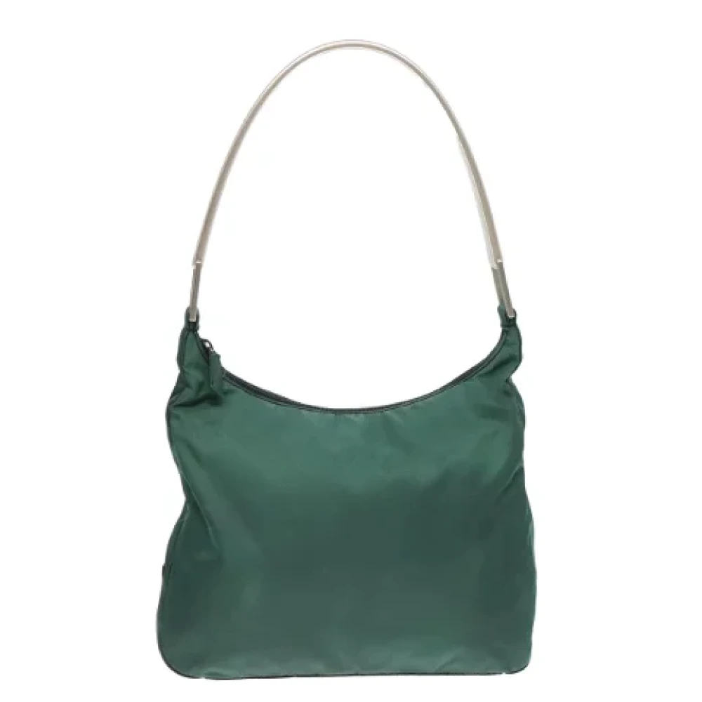 Prada Vintage Pre-owned Fabric prada-bags Green Dames