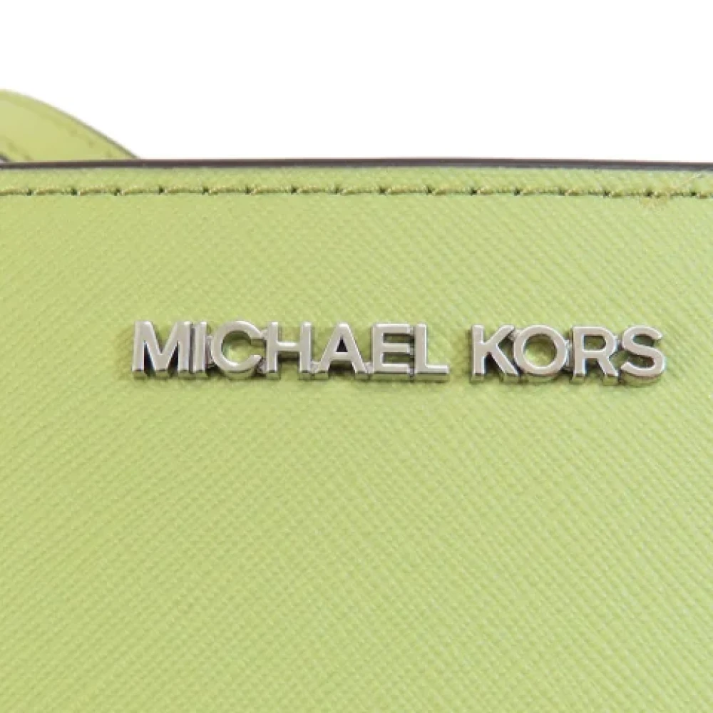 Michael Kors Pre-owned Leather shoulder-bags Green Dames
