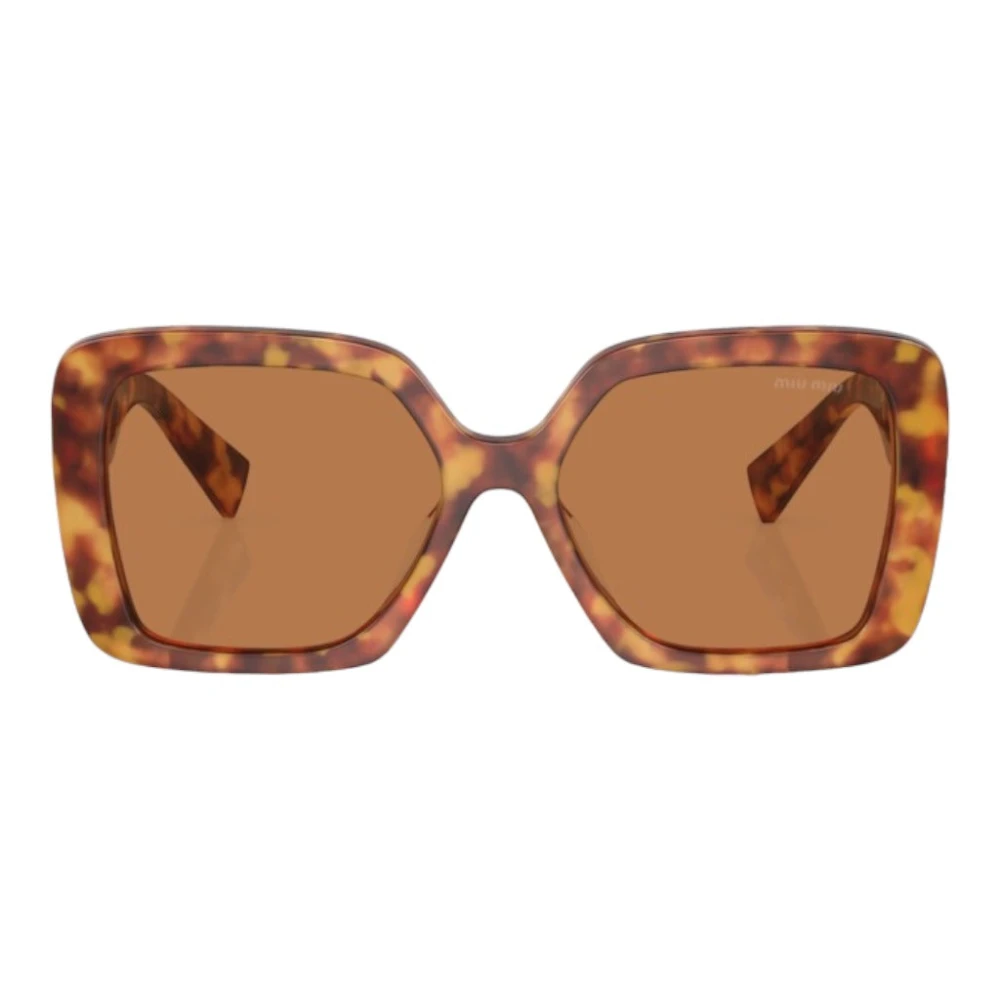 Firkantede solbriller med Miu Miu Glimpse-logo