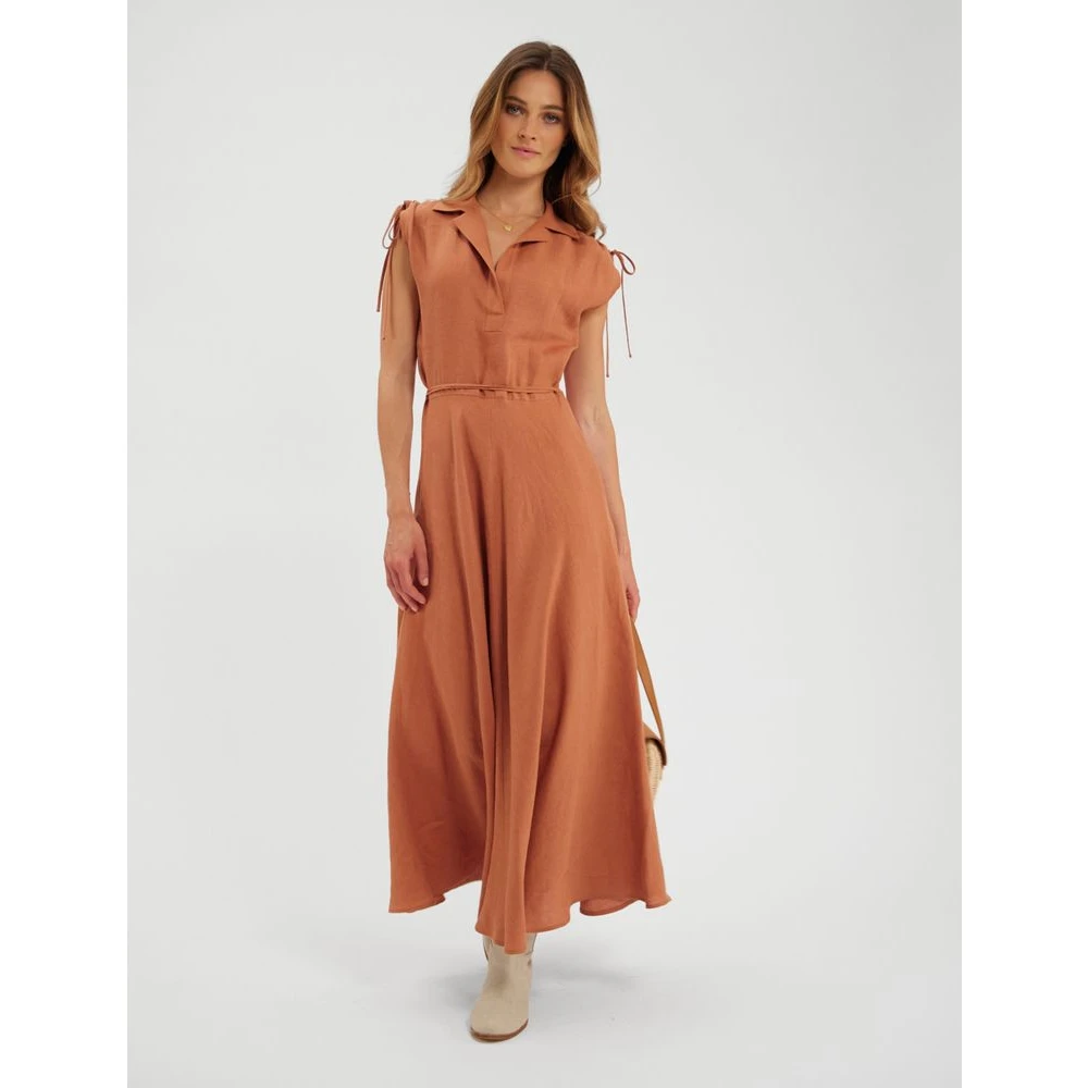 Ines De La Fressange Paris Violine DAY Dress Violine Dagjurk Brown Dames