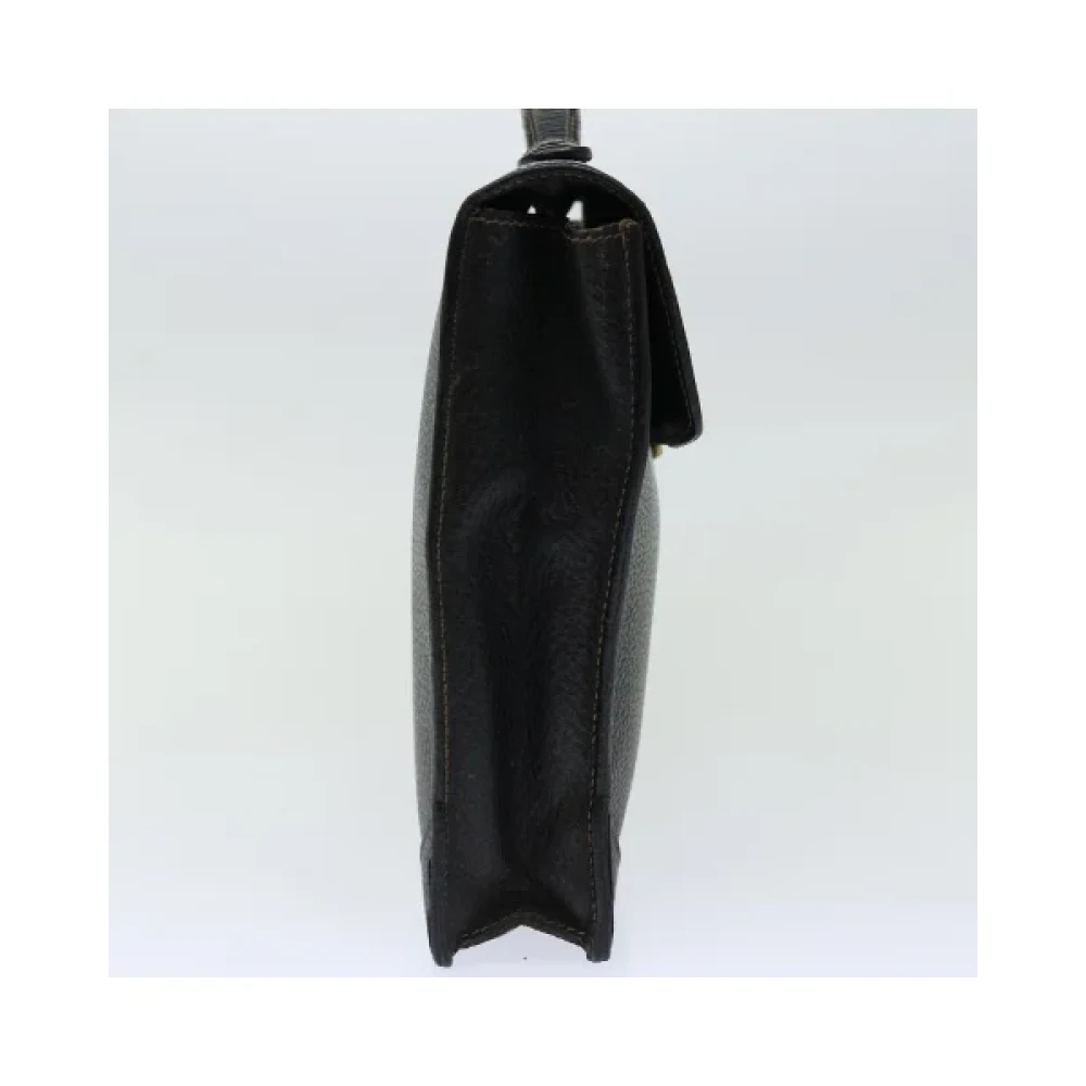 Loewe Pre-owned Leather handbags Black Dames