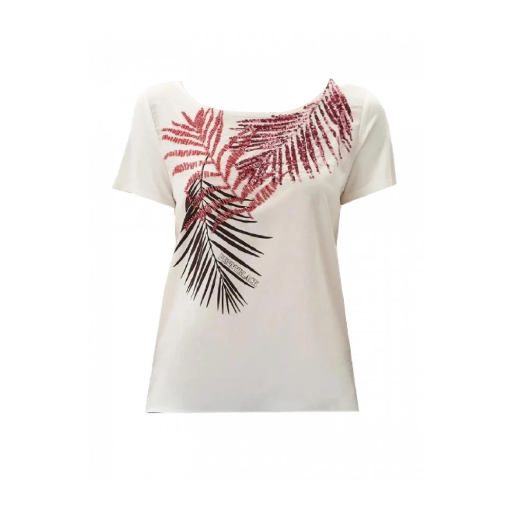 Pennyblack Katoenen Ronde Hals T-shirt met Voorprint White Dames
