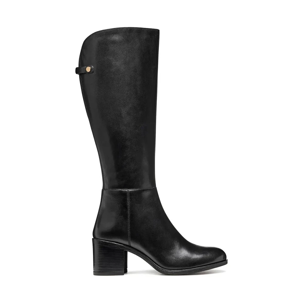 Geox Donna Nero - D New Asheel High Boot - Shoes - 38 Eu