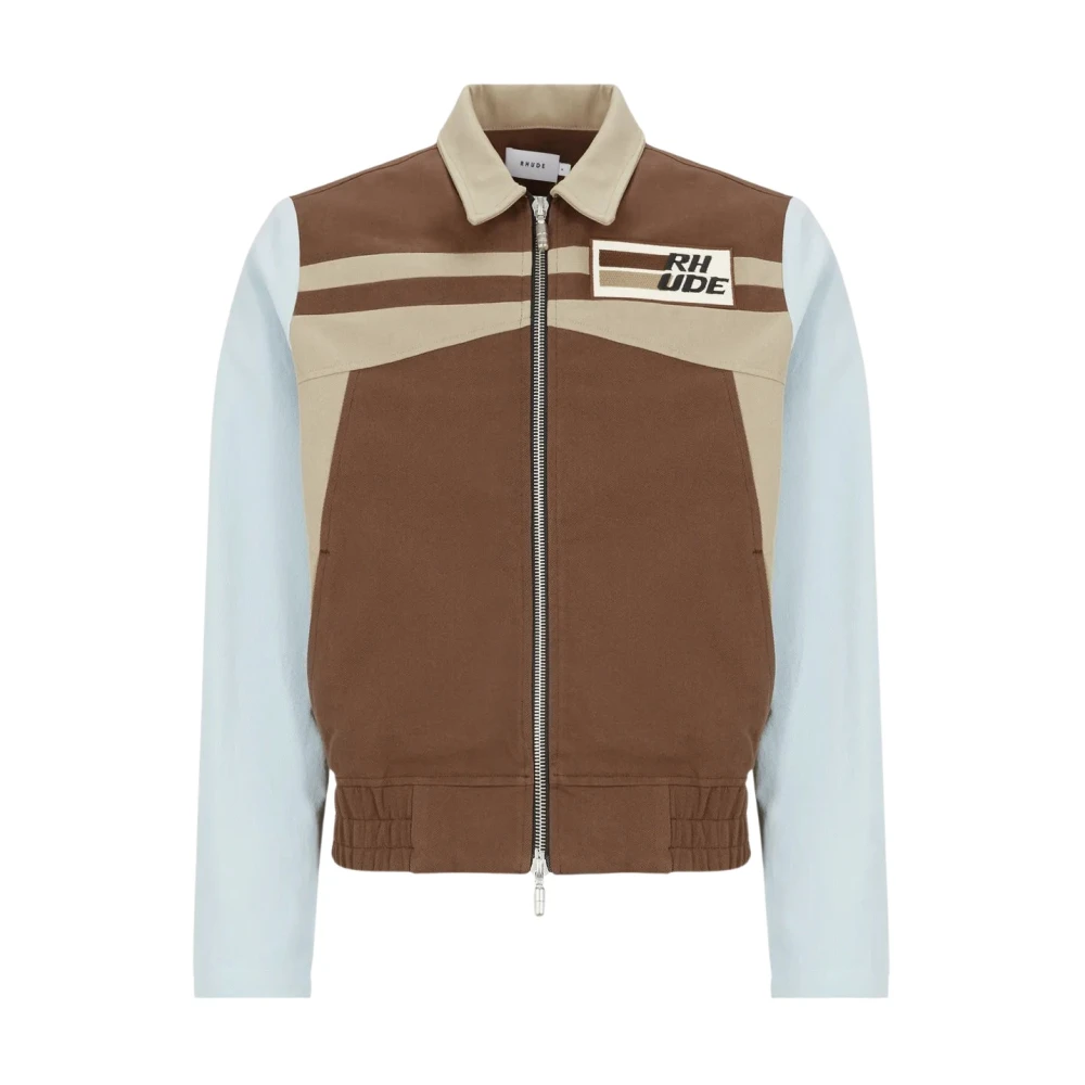Rhude Bruin Blauw Blouson Jack Brown Heren