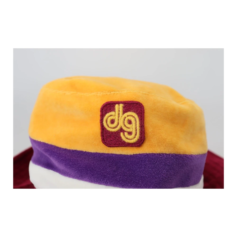 Dolce & Gabbana Multicolor Logo Bucket Hat Multicolor Heren