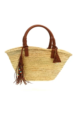 Icon Palm Leaf Stor Handväska