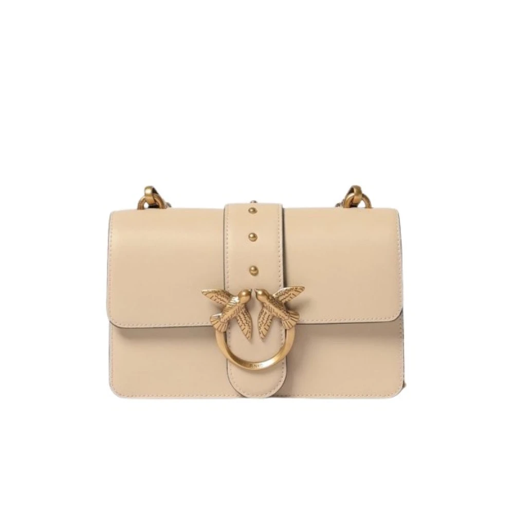 Pinko Women's Beige Love One Mini - Shoulder Bags - One Size - Bags