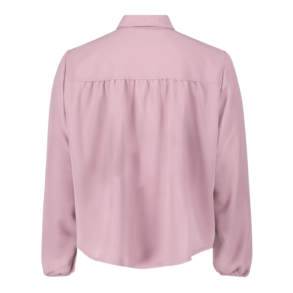 Betty & Co Klassieke Blouse met Zakken Purple Dames