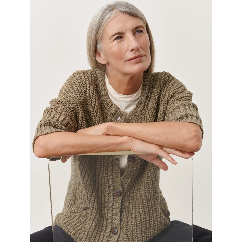Jane Lushka Cardigans Green Dames