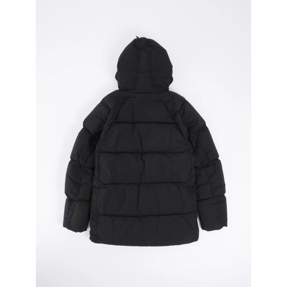 Ten C Zwarte Dons Parka Jas Black Heren