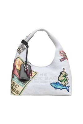 Camp Patchwork Denim Sack Bag
