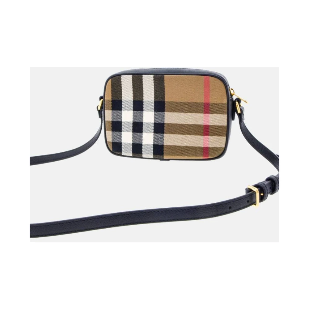 Burberry Zwarte cameratas met ruitprint Multicolor Dames