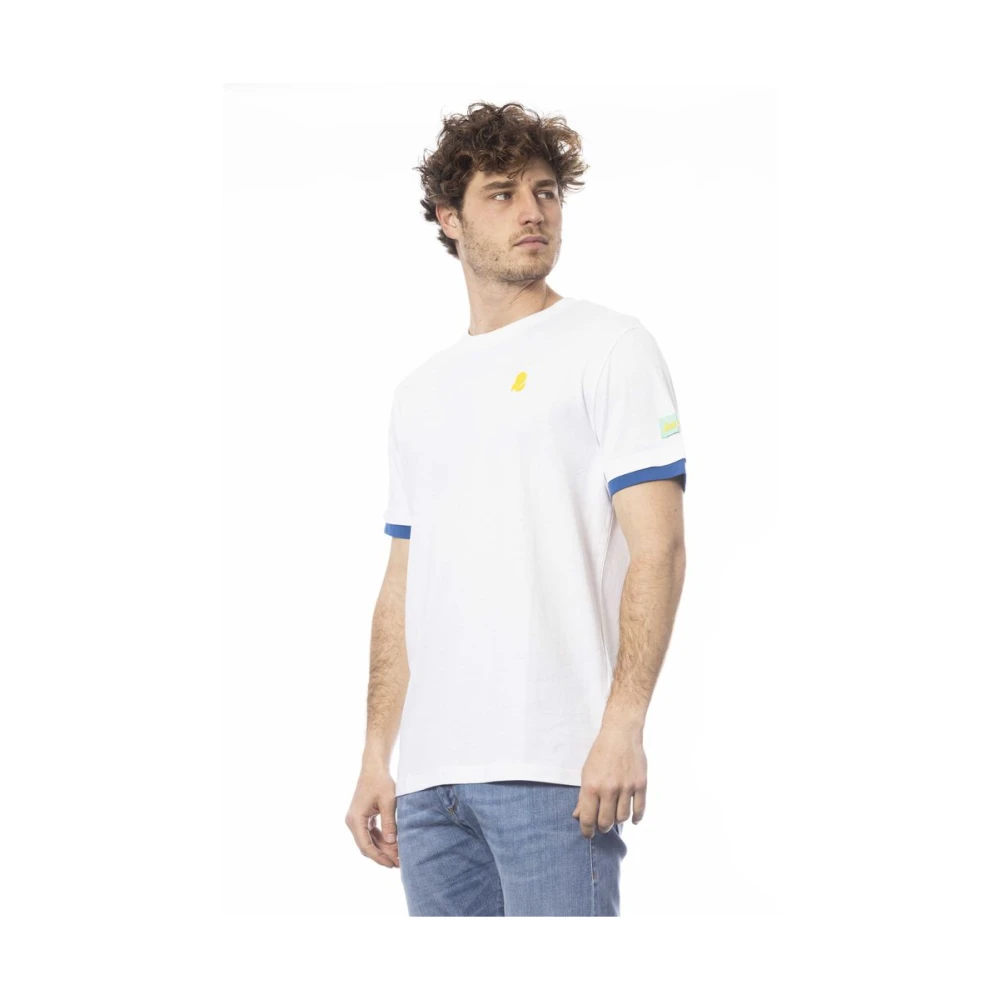 Invicta Logo Print Ronde Hals T-Shirt White Heren