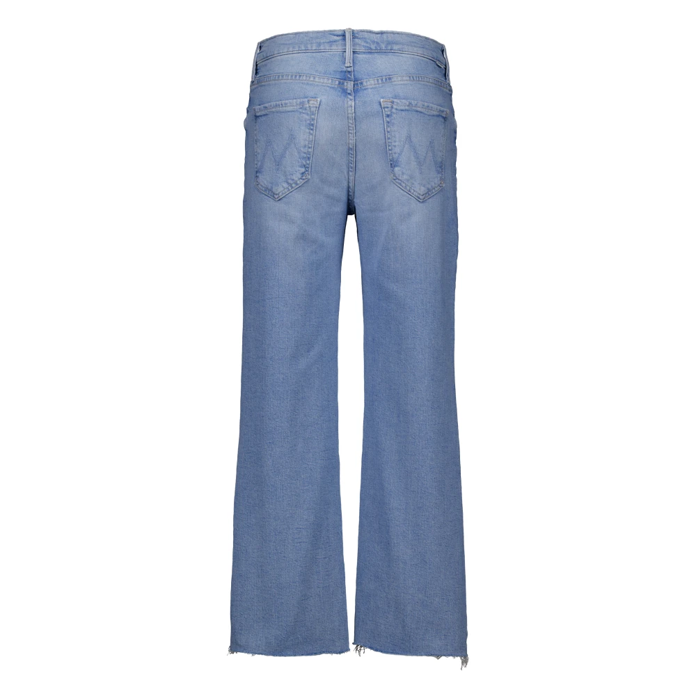 Mother The kick it ankle fray jeans lichtblauw Blue Dames