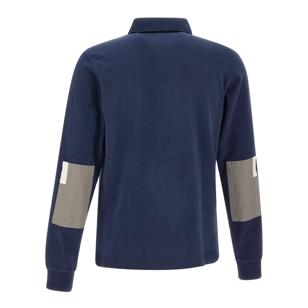 LA MARTINA Heren Basic Heavy Katoenen Polo Shirt Blue Heren