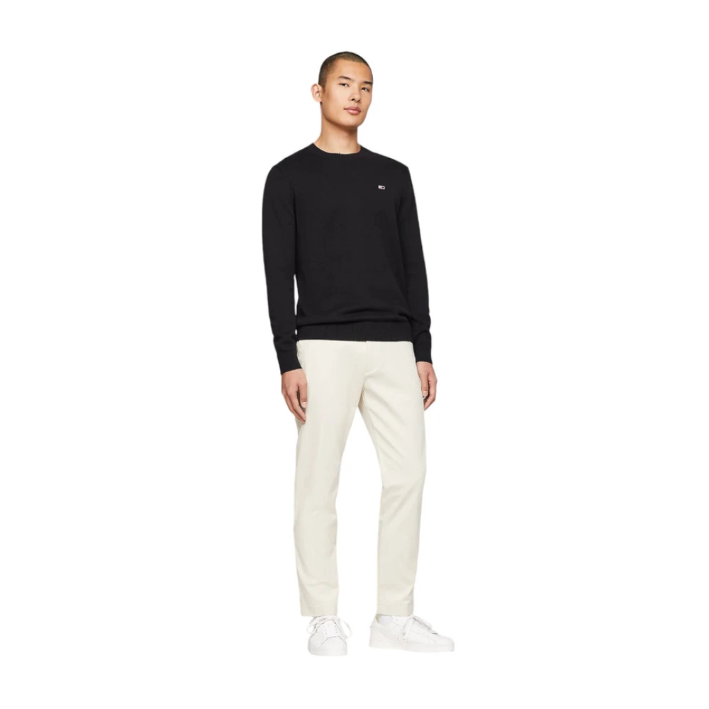 Tommy Jeans Trui met ronde hals Black Heren