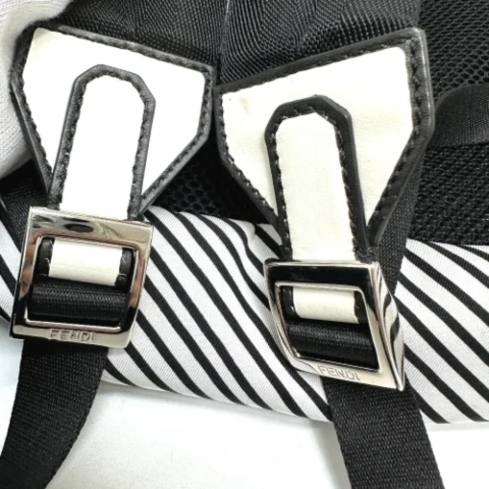 Fendi Vintage Pre-owned Canvas fendi-bags White Heren