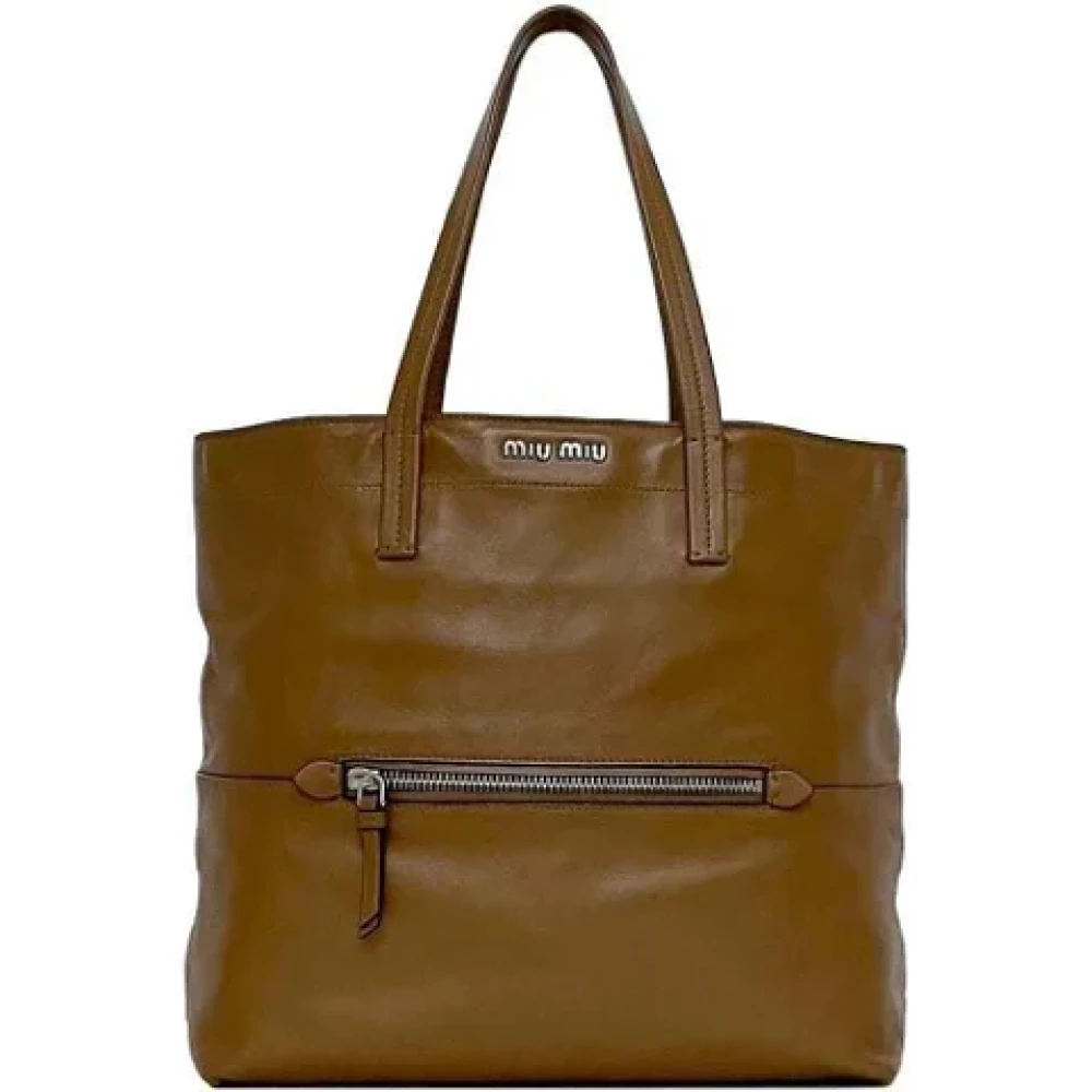 Pre-owned > Pre-owned Bags > Pre-owned Tote Bags - - Miu Miu Pre-owned - Modalova