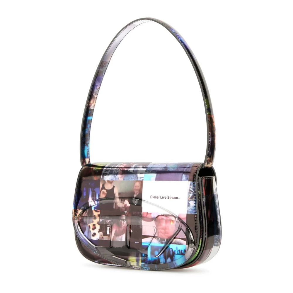 Diesel Stijlvolle Synthetisch Leren Schoudertas Multicolor Dames