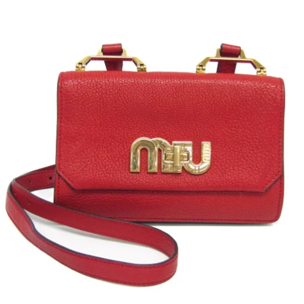 Pre-owned > Pre-owned Bags > Pre-owned Cross Body Bags - - Miu Miu Pre-owned - Modalova