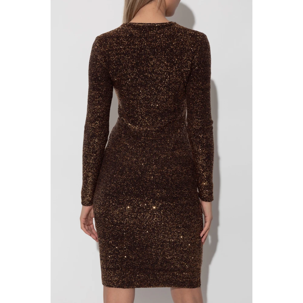 Fabiana Filippi Paillettenjurk Brown Dames