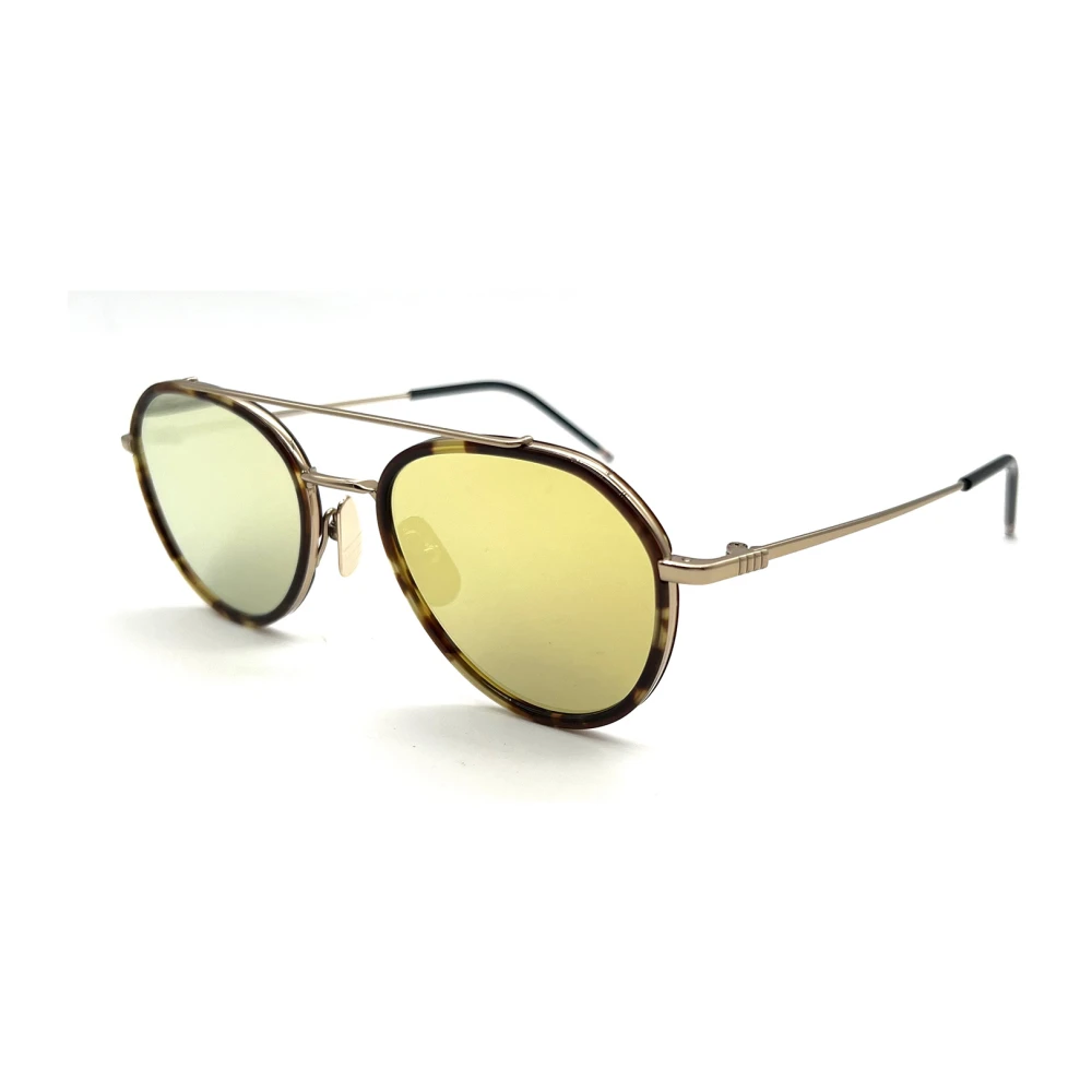 Thom Browne Unisex Brown Thom E, Sunglasses, 51 Mm, Aviator Sunglasses