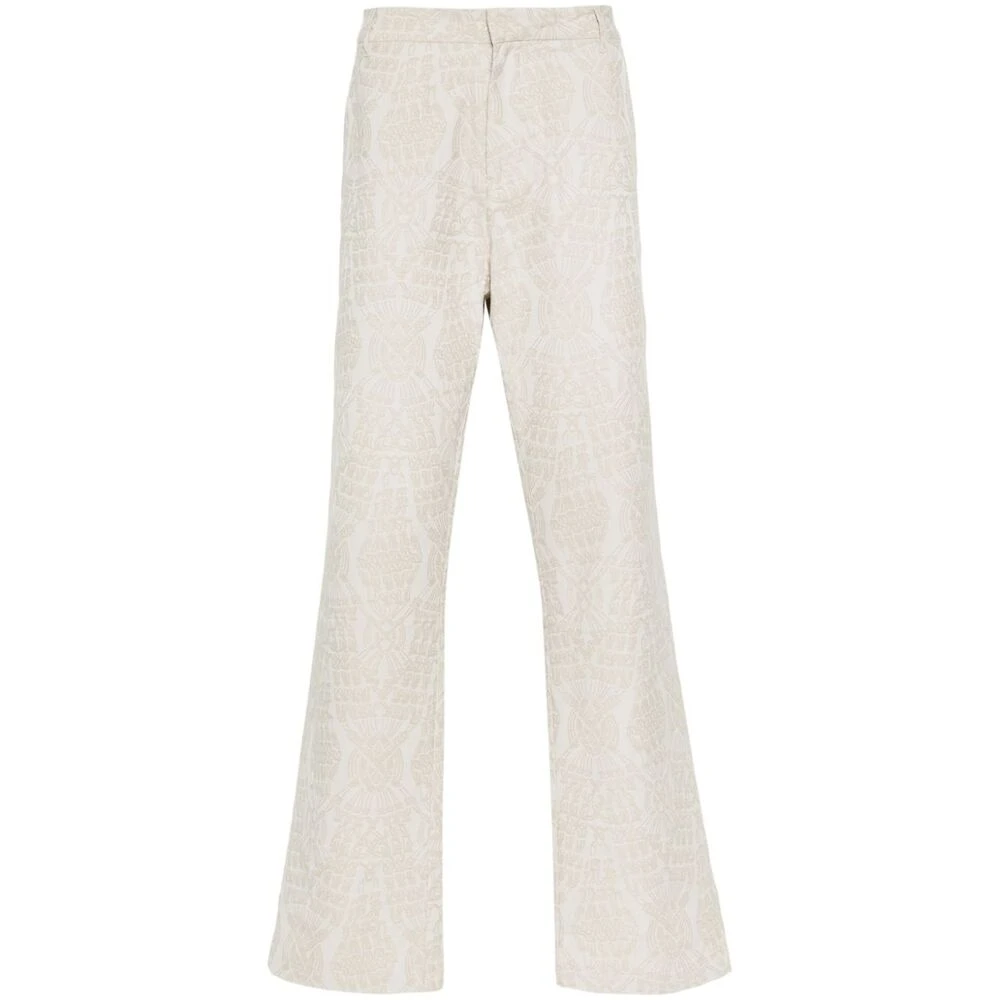 Daily Paper Wide Trousers Beige Heren